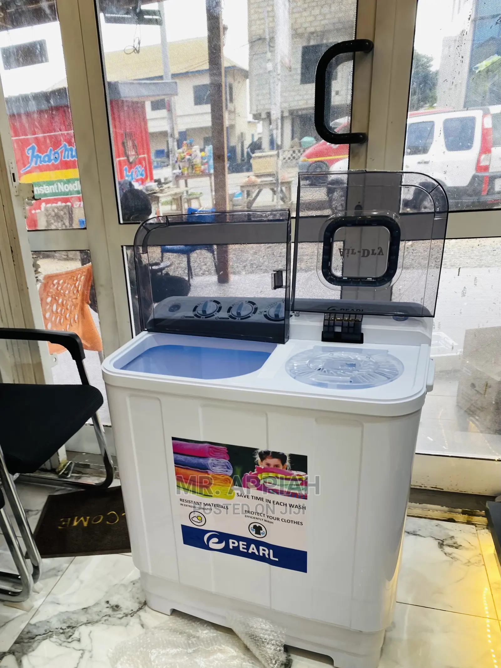 Energysaving Pearl Washingmachine With Fullplastic Body,7kg