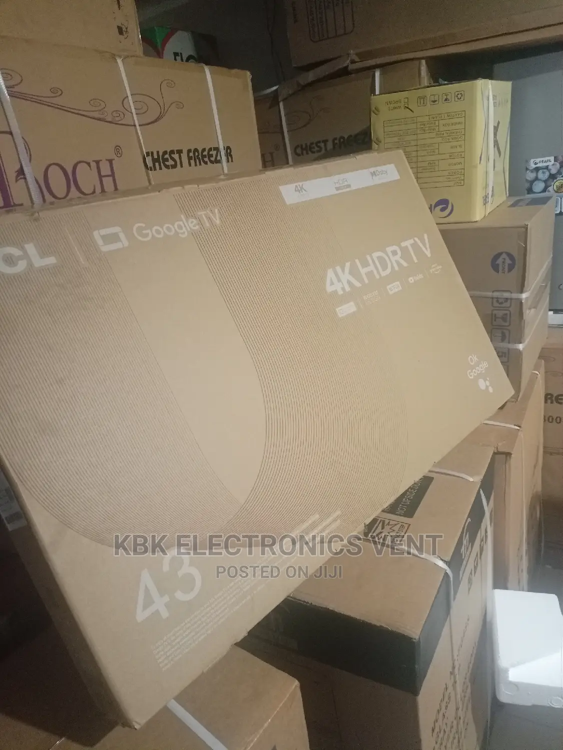 TCL 43" Smart 4KHDRTV Android Led Tv