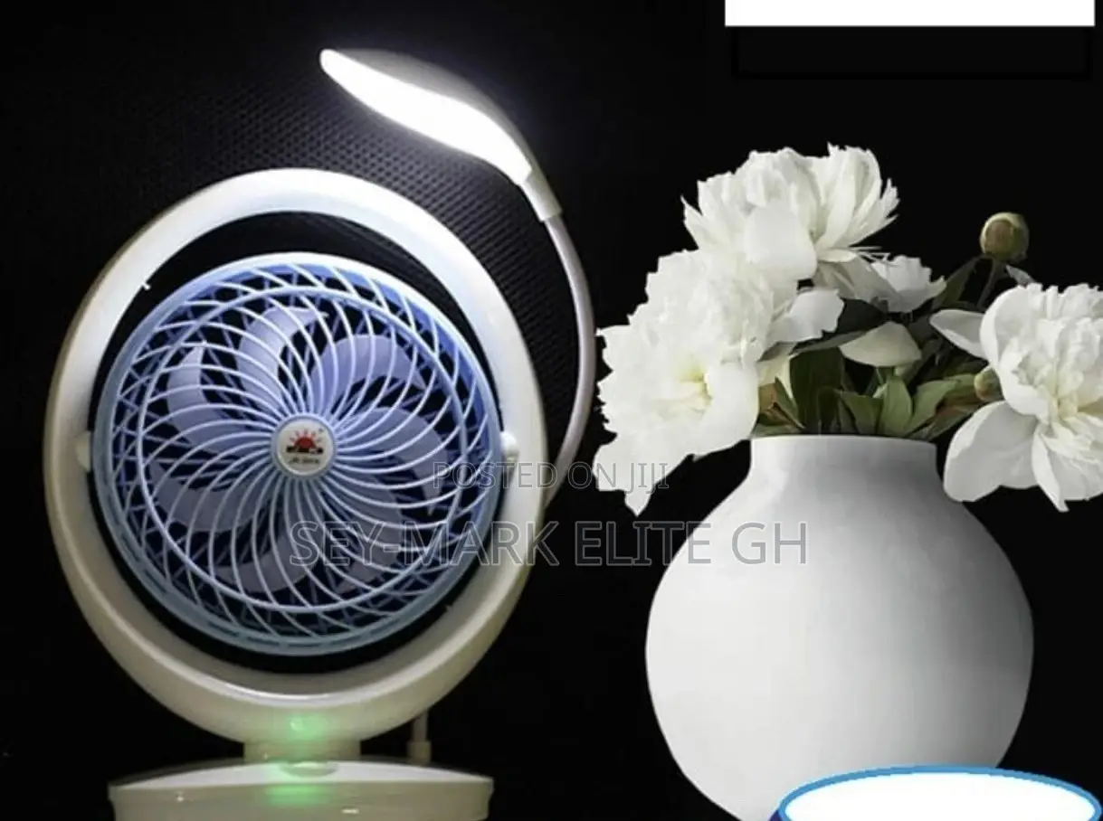 Portable Rechargeable Fan With Light