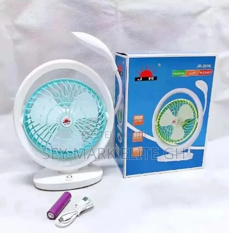 Portable Rechargeable Fan With Light