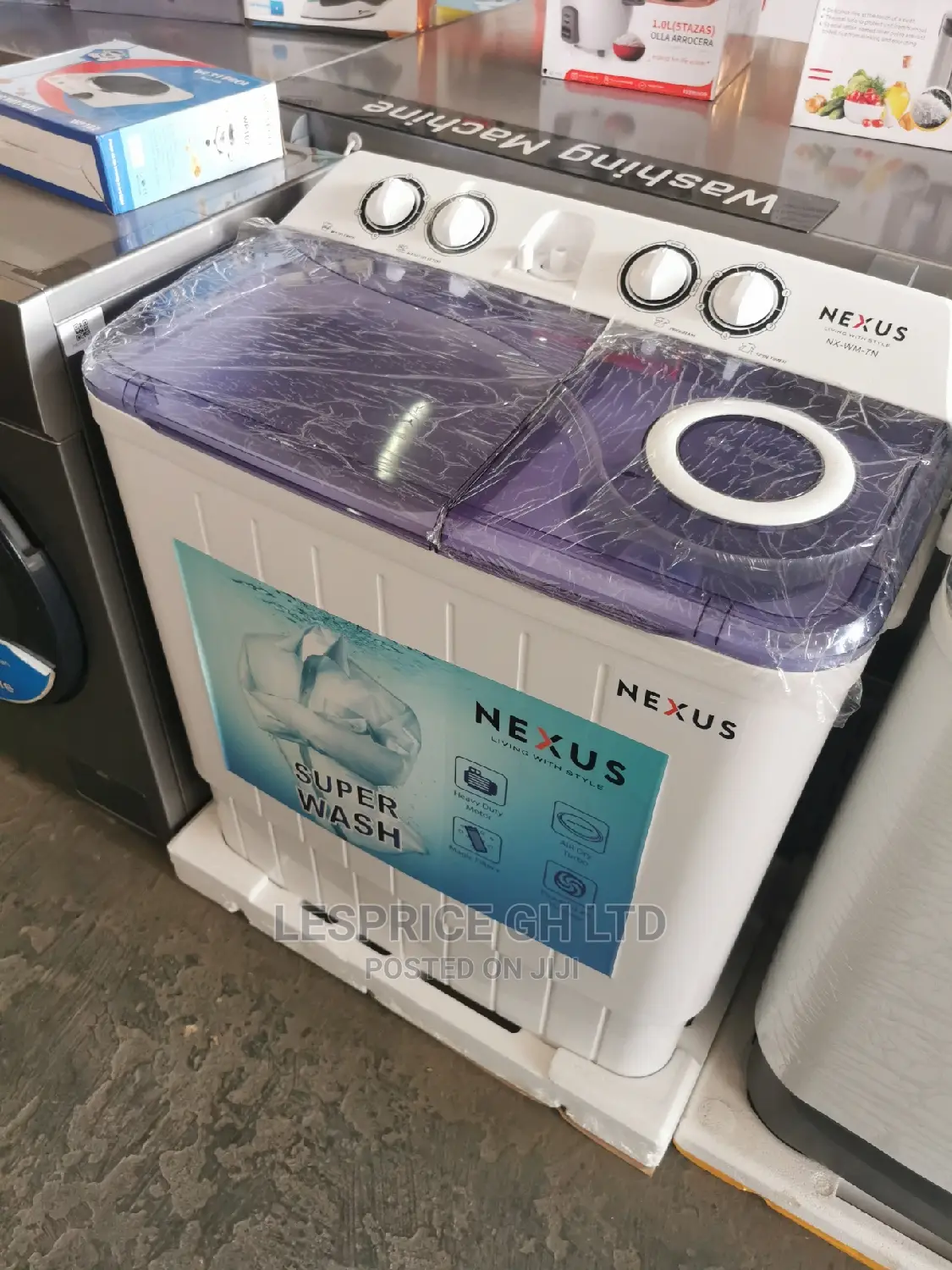 Elegant Nexus 12kg Semi Automatic Washing Machine