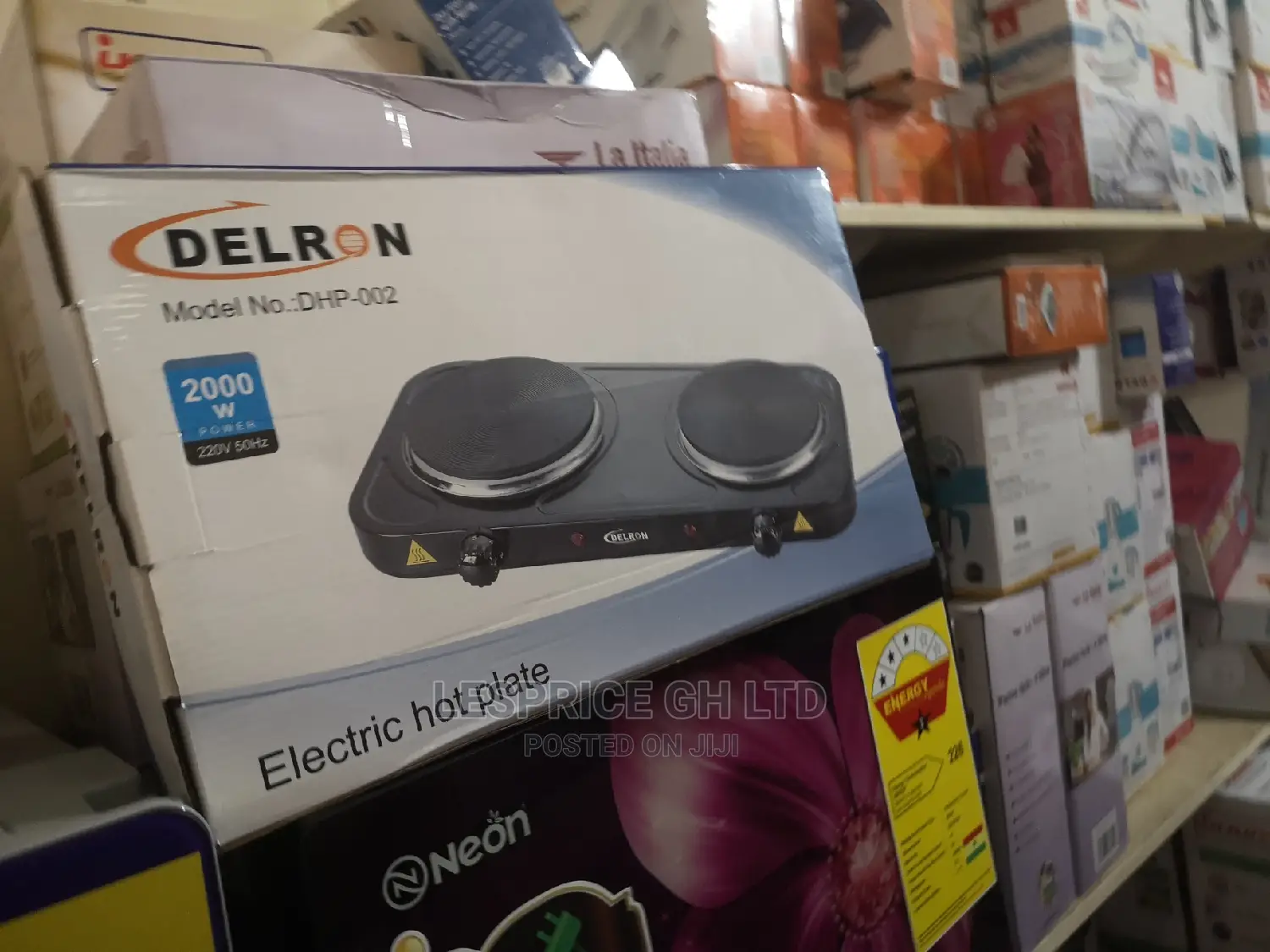 Delron DHP- 2 Burner Hot Plate – 2000W