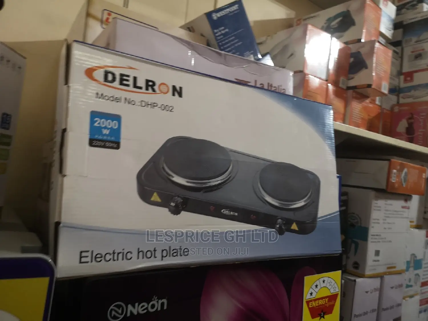 Delron DHP- 2 Burner Hot Plate – 2000W