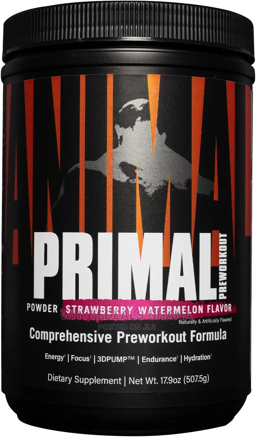 Animal Primal Preworkout Improves Energy,Endurance,Hydration