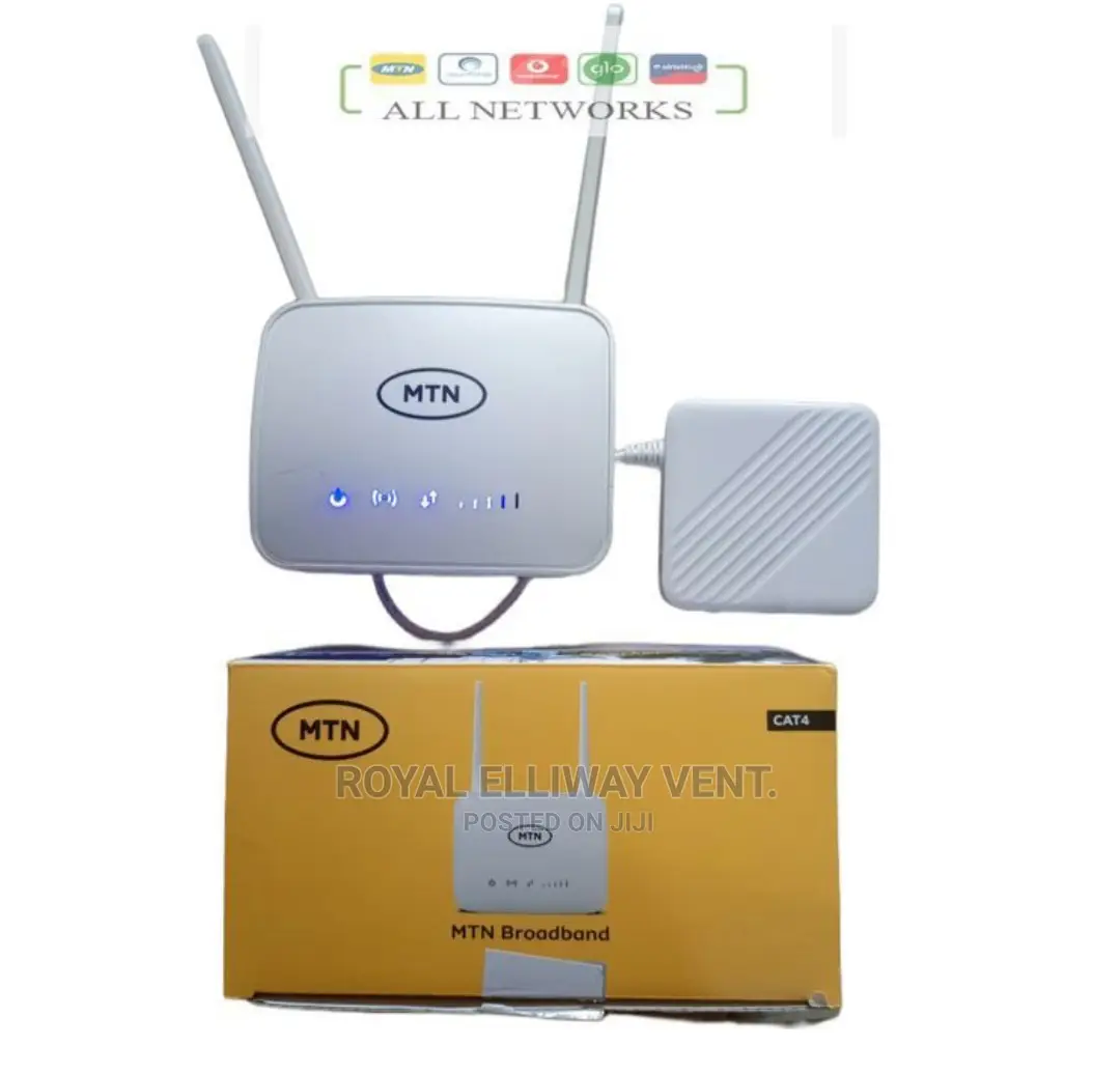 MTN Universal 4G SIM Router + Backup Battery