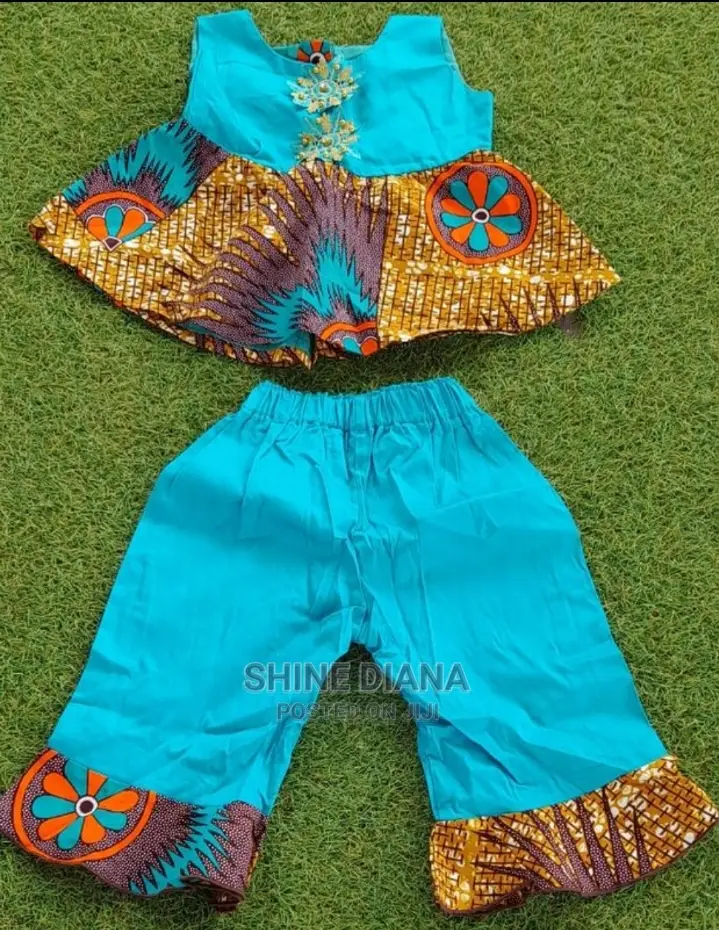 Children's African Dresses. 5 - 7 Years