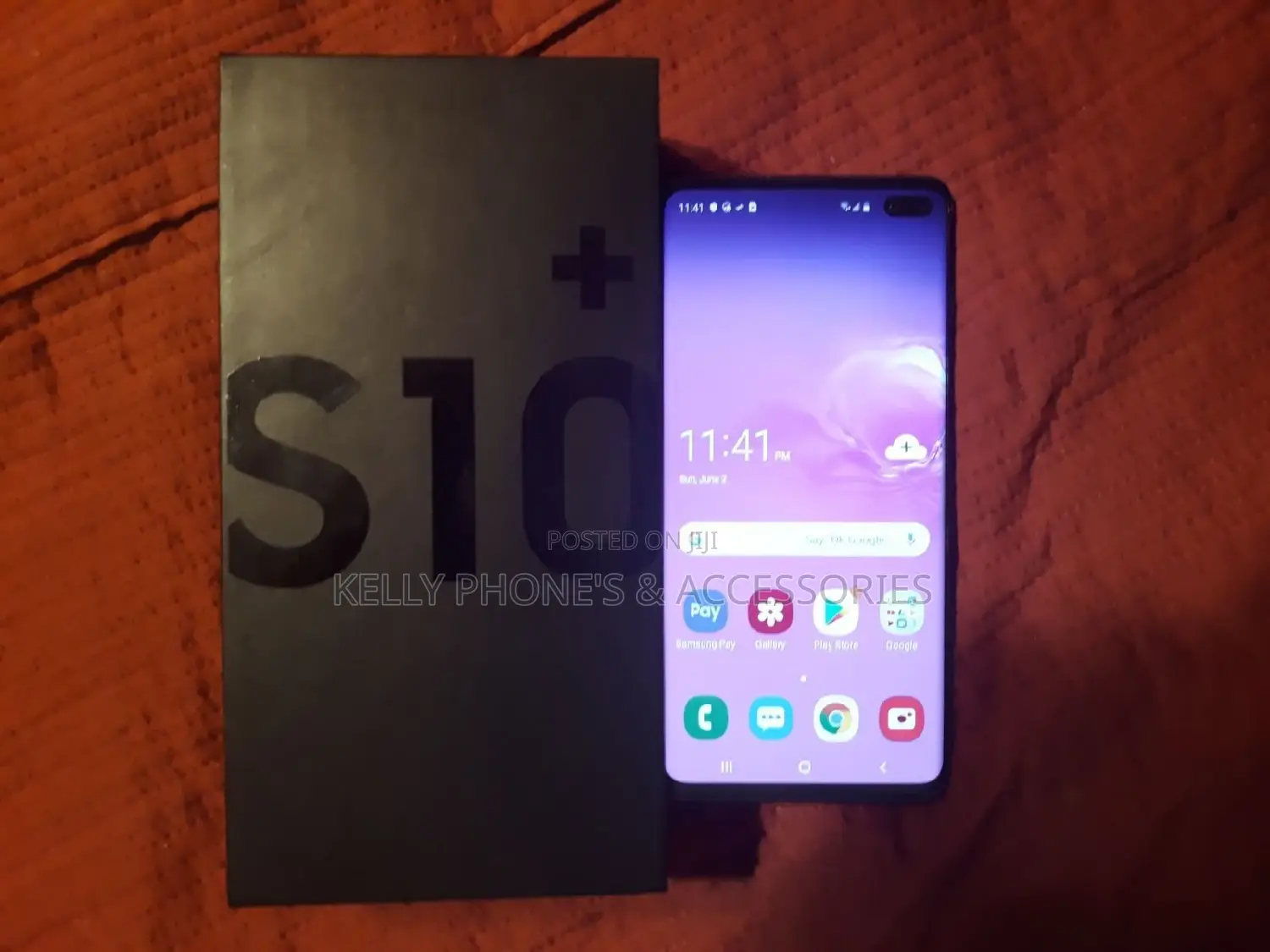 New Samsung Galaxy S10 Plus 128 GB Black