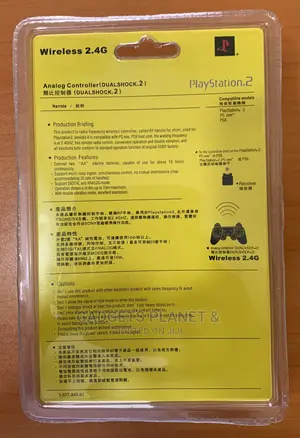 Play Station Dual Shock 2 Analog Wireless Controllers - 2.4G