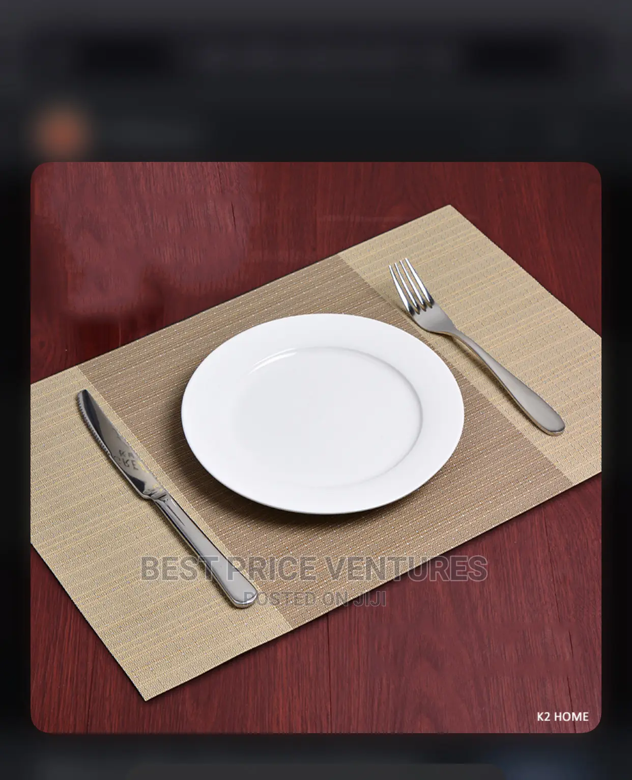 4 pieces original dinning table placement mats in accra metropolitan