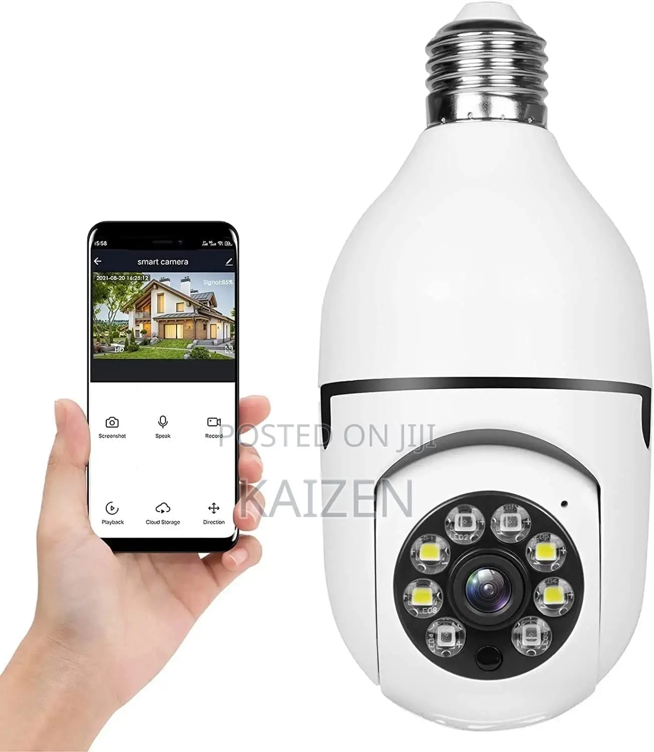 Wifi Bulb Camera Rotating 3mp