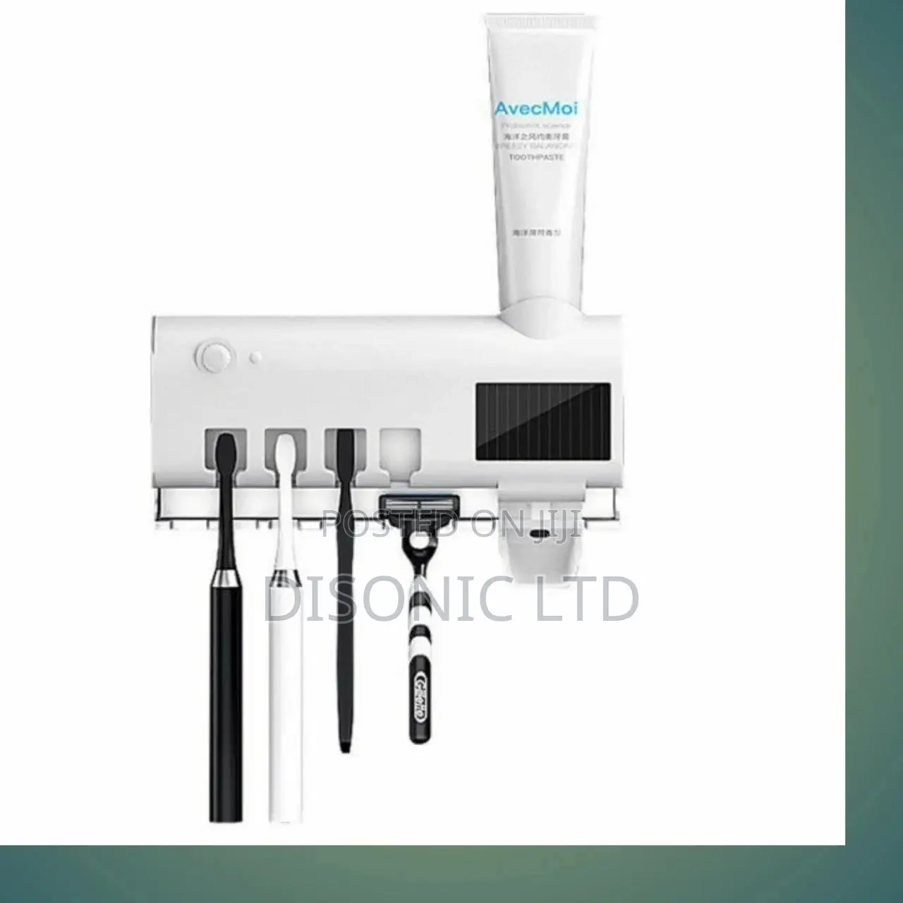 Solar Electric Sterilizing Brush Toothpaste Dispenzer