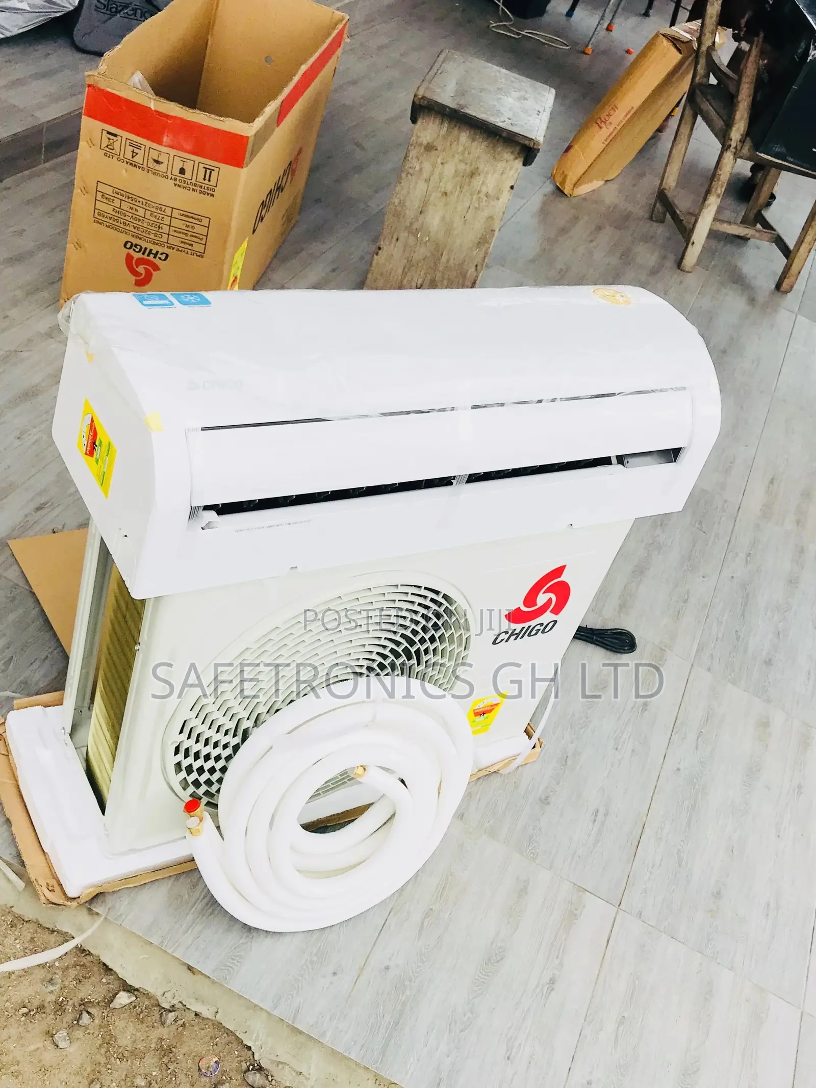 Discount on 1.5hp Chigo Split Airconditioner R410 Gas
