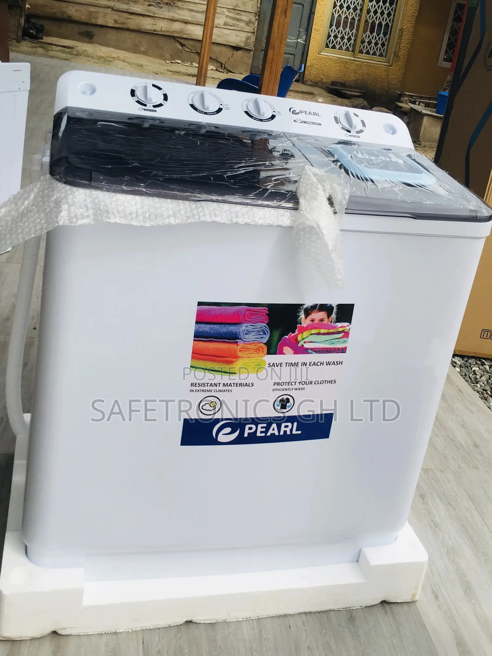 Grab Best 12kg Washingmachine Topload Pearl Semiautomatic
