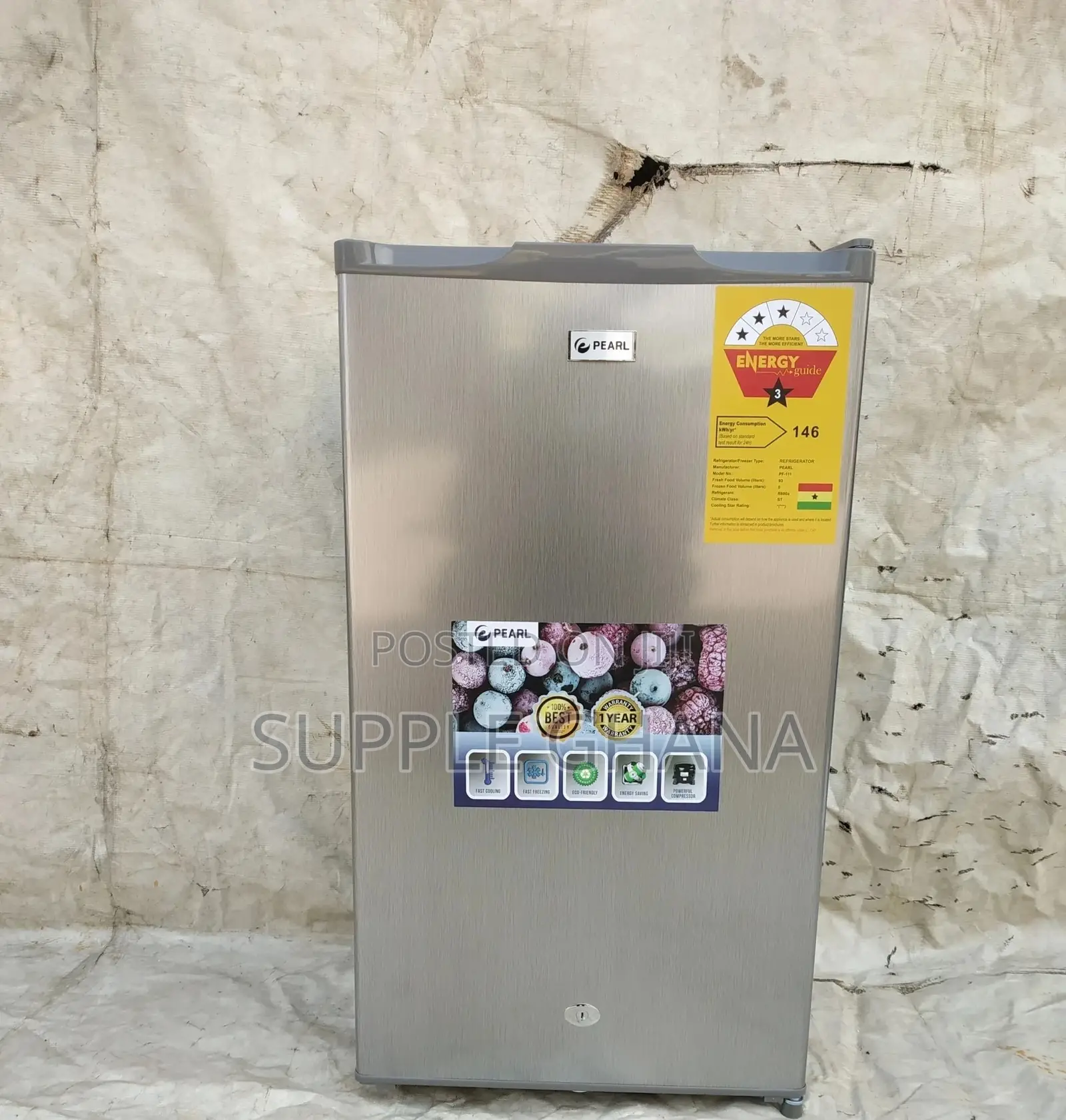 Silver Pearl Fridge Table Top Fridge Very Spacious