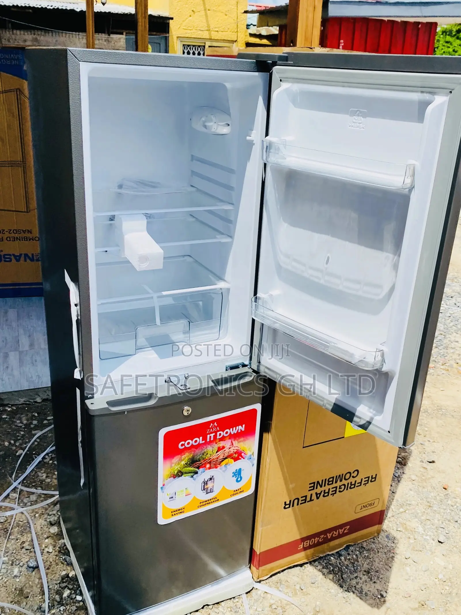 Zara-240bf Bottomfreezer Adjustable Doubledoor Fridge