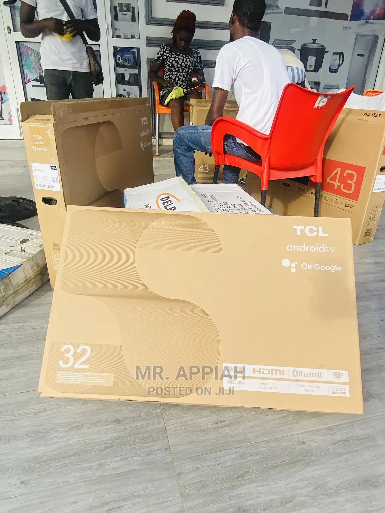 Fresh in Box TCL Full Hd Color Tv 32s5400 A(Black)