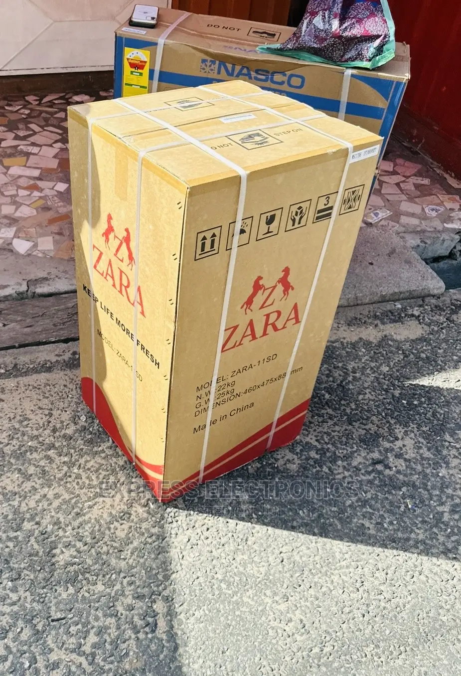 Stylish Model With Table Zara Top Fridge Single Door