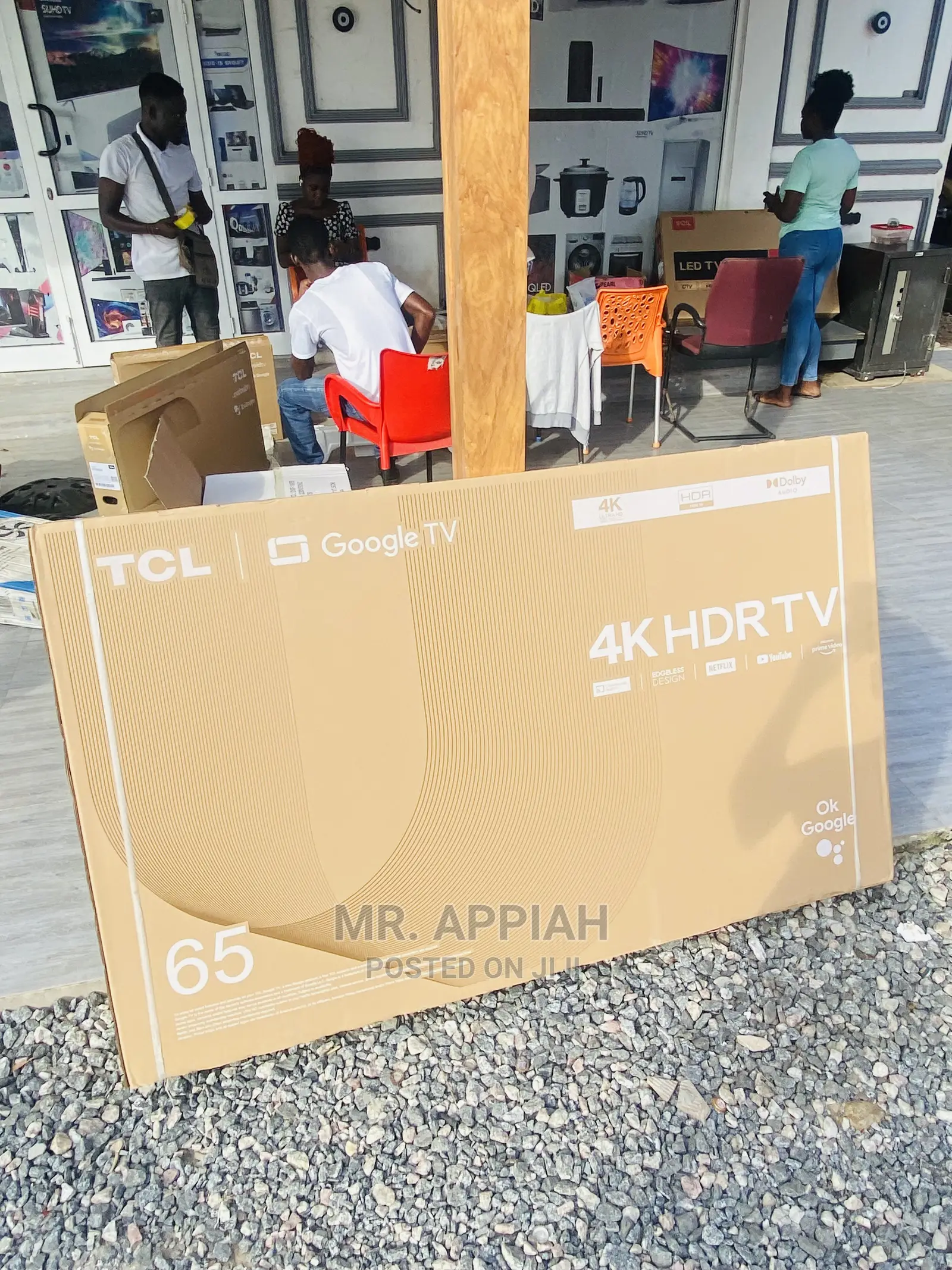 Fresh in Box 60 Inch TCL Ultra HD Google Tv(Black),.