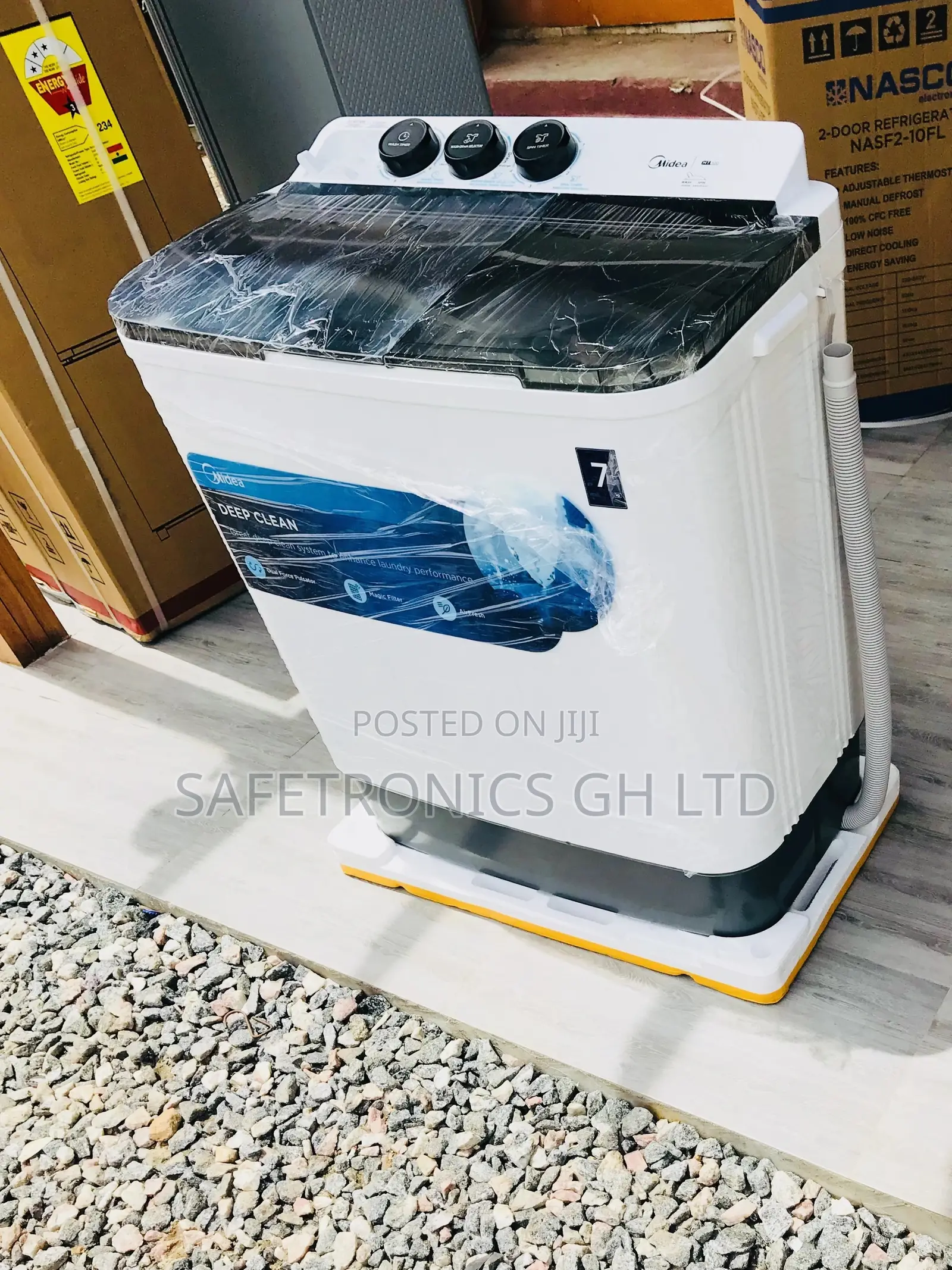 Midea Fast Dry Washingmachine 7kg Topload Semiautomatic
