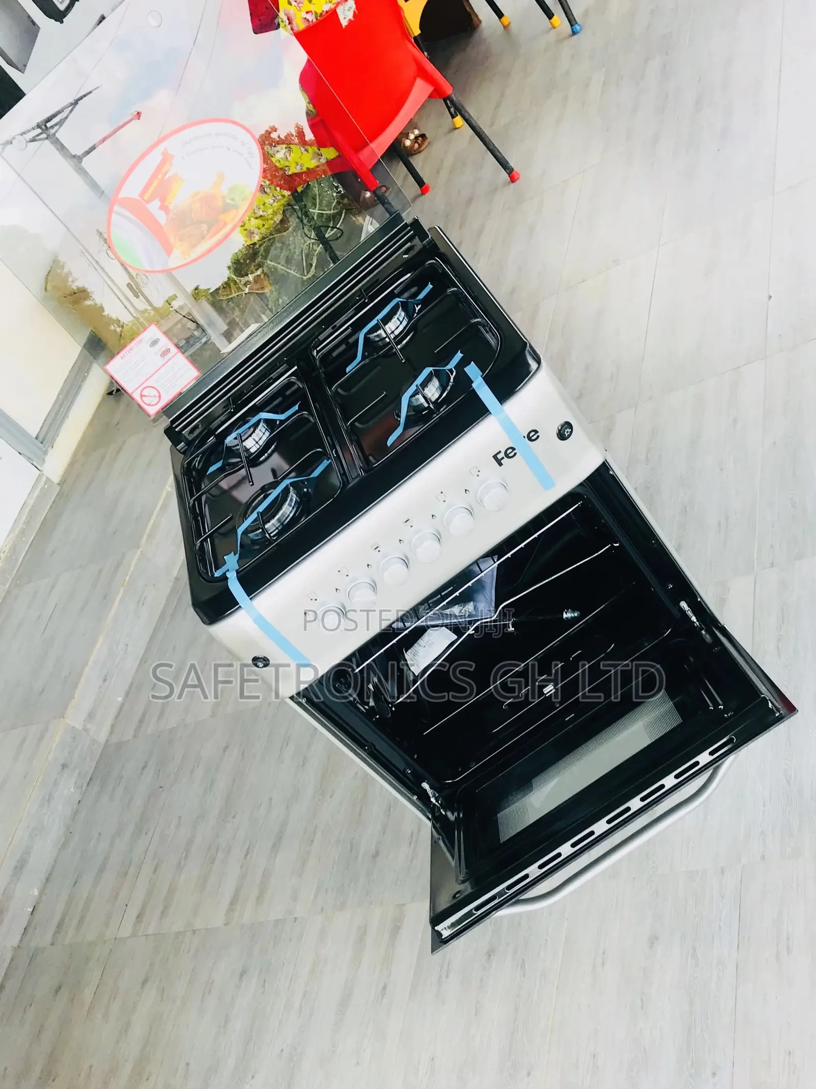 Fast Cooking Ferre 50x55 Oven With Grill 4 Gas 