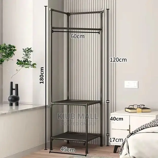 Cloth Hanger With Storage Rack