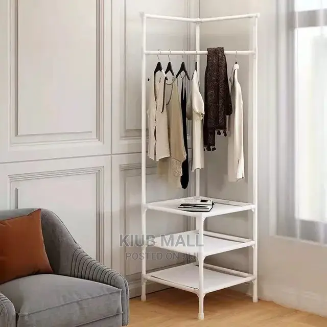 Cloth Hanger With Storage Rack