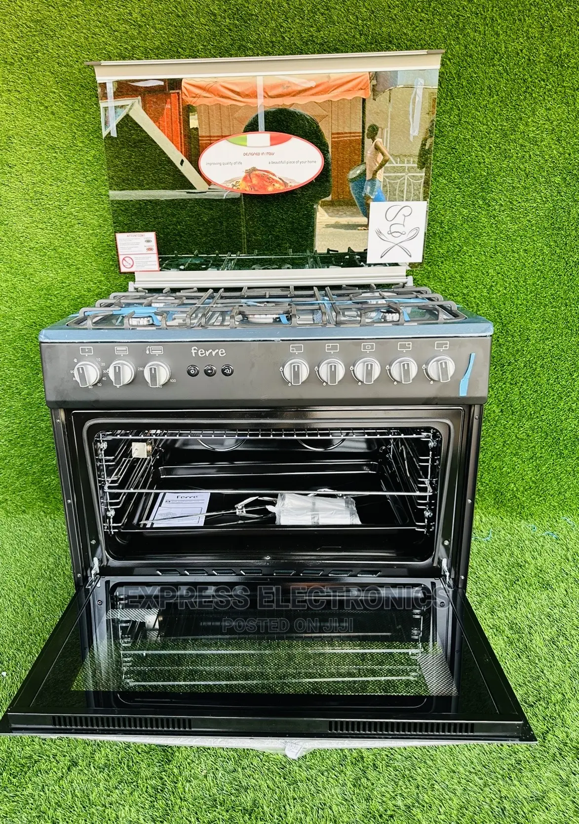 Quality Home of 4+1 Stove Rotisserie Grill Cooker