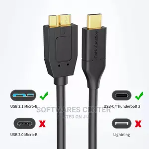 Micro B to Type C Cable (10gbps Speed)