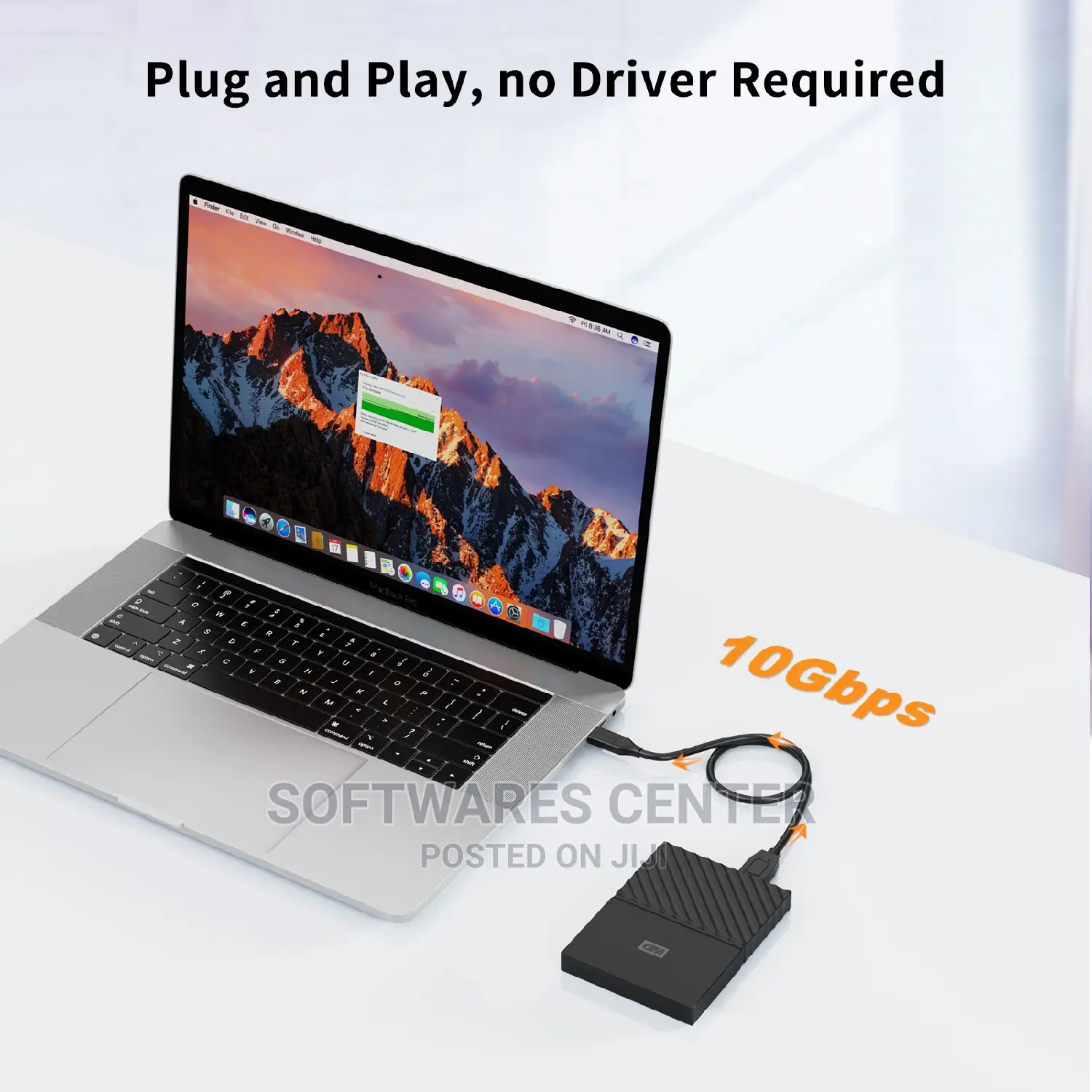 Micro B to Type C Cable (10gbps Speed)