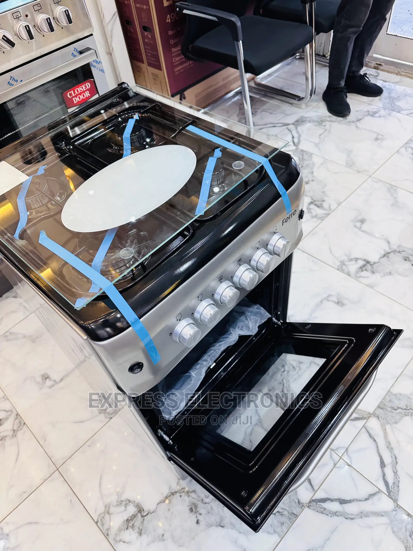 Quality Home of Ferre Gas Cooker 4burner 60/60 New Line Oven