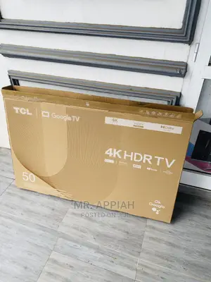 50P635 Elegant TCL(Black) 50inch Google Tv.