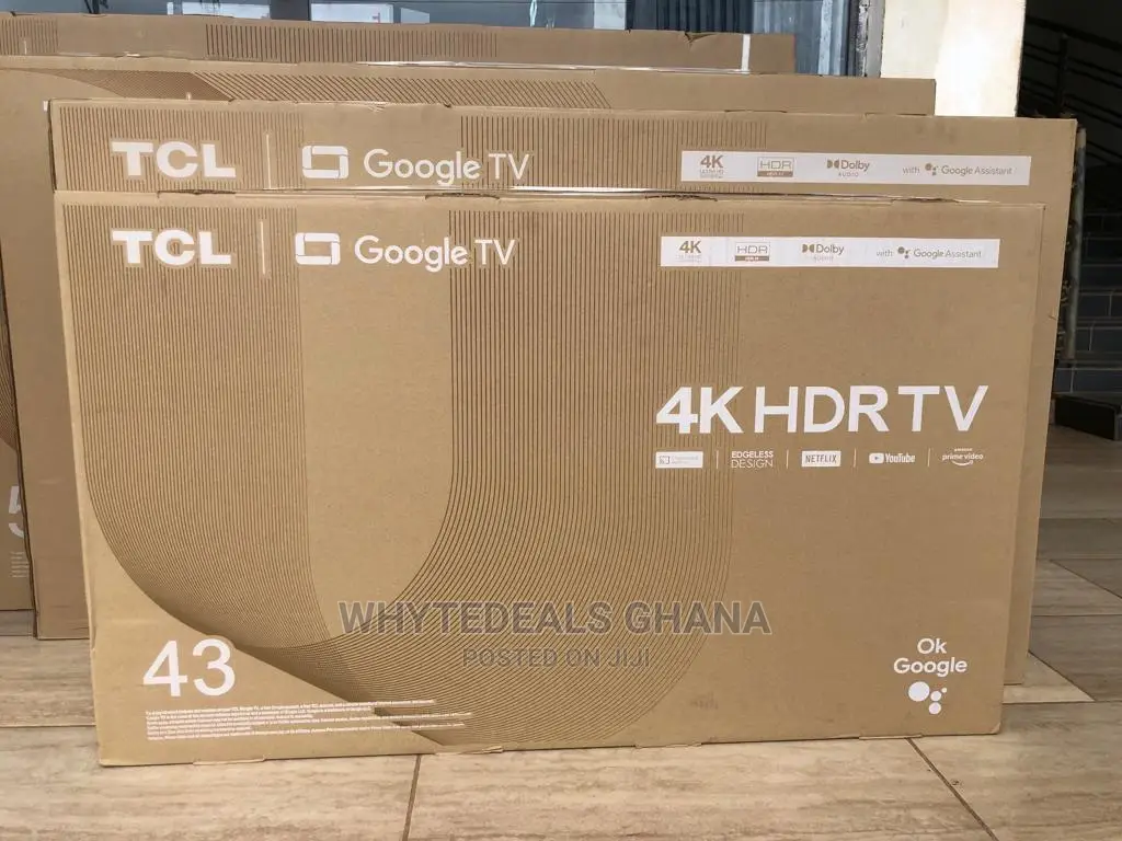 TCL 43'' UHD LED Smart With Google TV, Voice Remote 2023