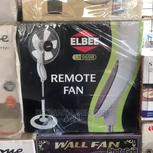 Elbee 16 Inches Standing Remote Fan With Curvy Design