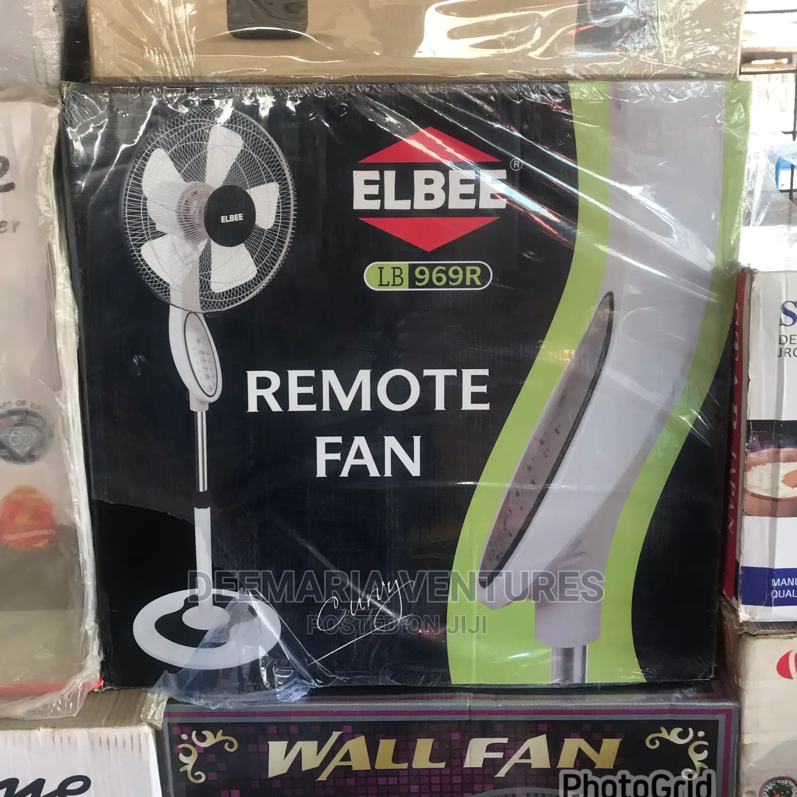 Elbee 16 Inches Standing Remote Fan With Curvy Design