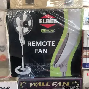 Elbee 16 Inches Standing Remote Fan With Curvy Design