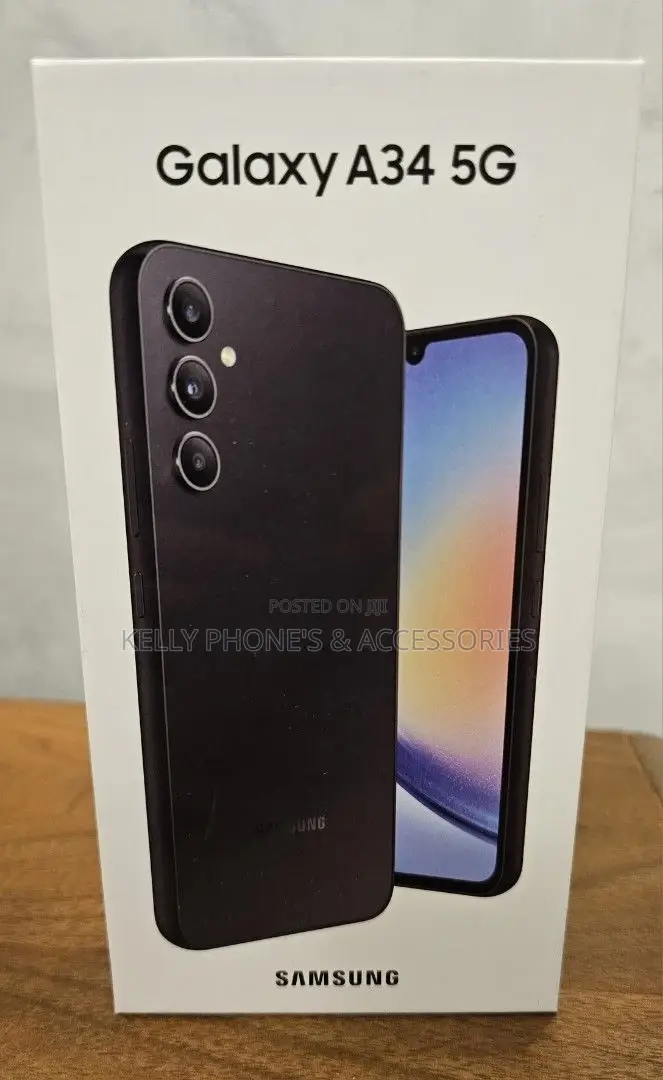 New Samsung Galaxy A34 128 GB Black