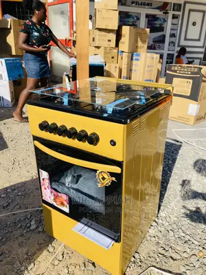 Newly Re-Stock Volcano 50x50 4 Gas Burner With Oven(Yellow)