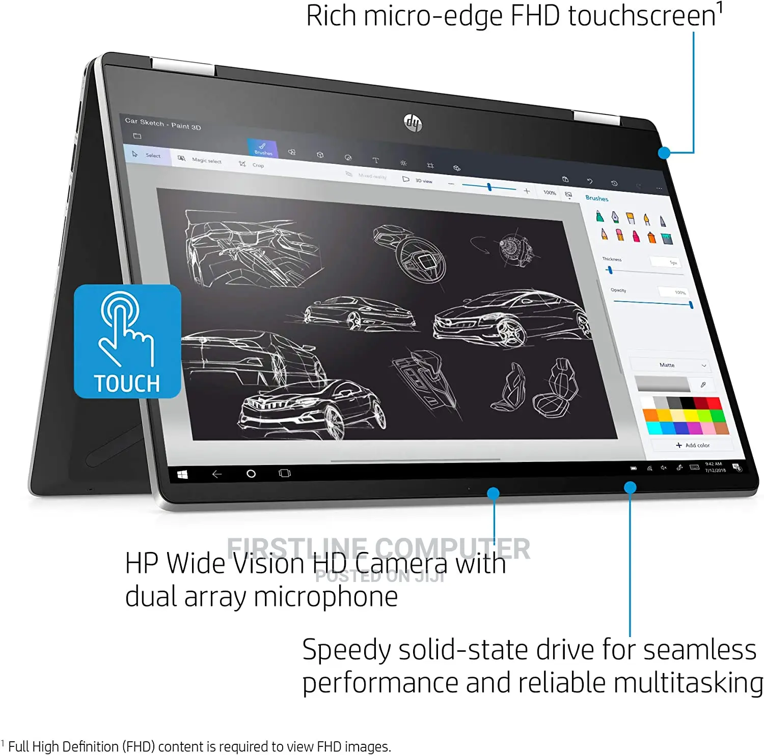 New Laptop HP Pavilion 15 16GB Intel Core I7 SSD 512GB