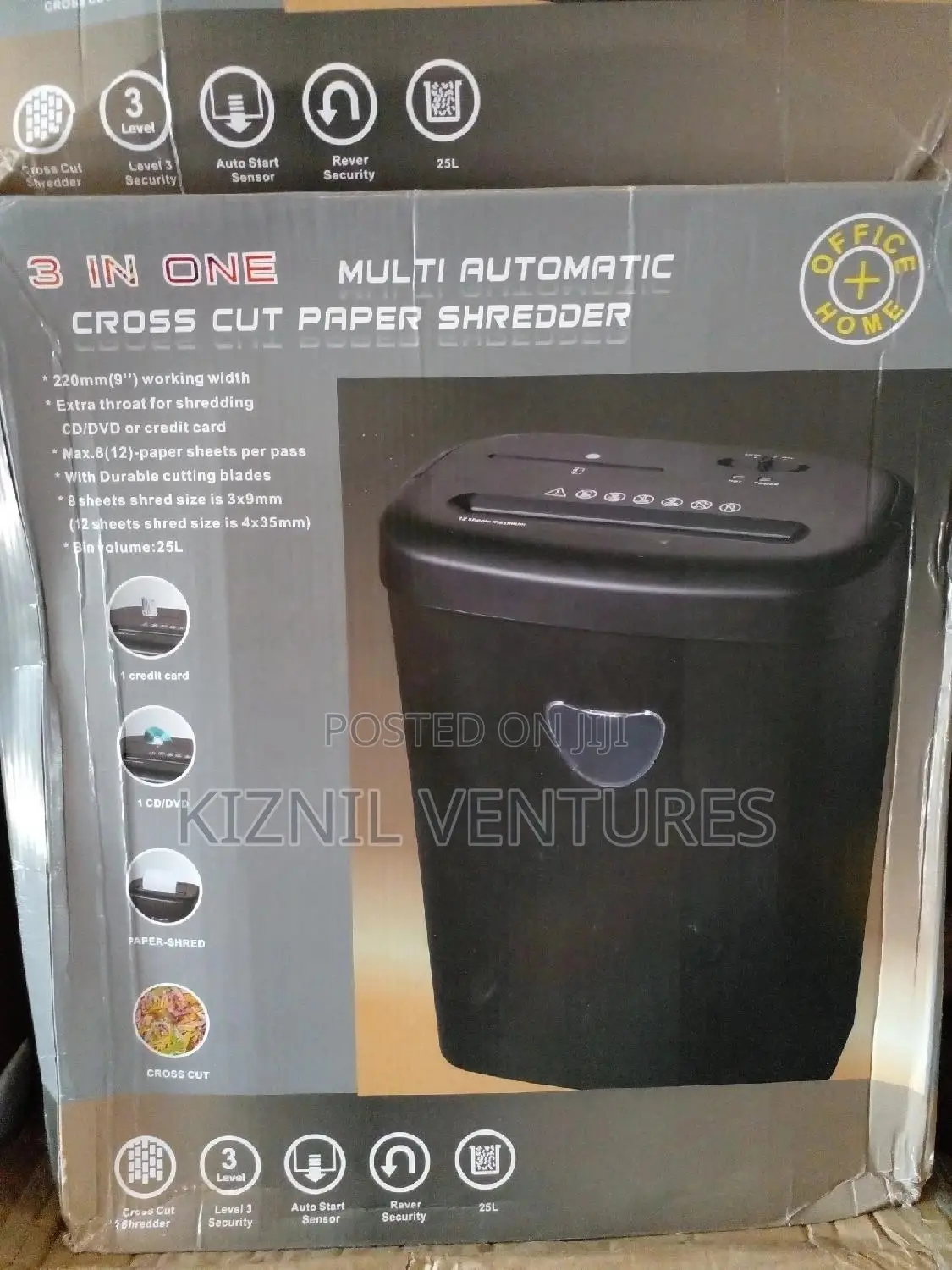 Paper Shredder (Cross Cut)