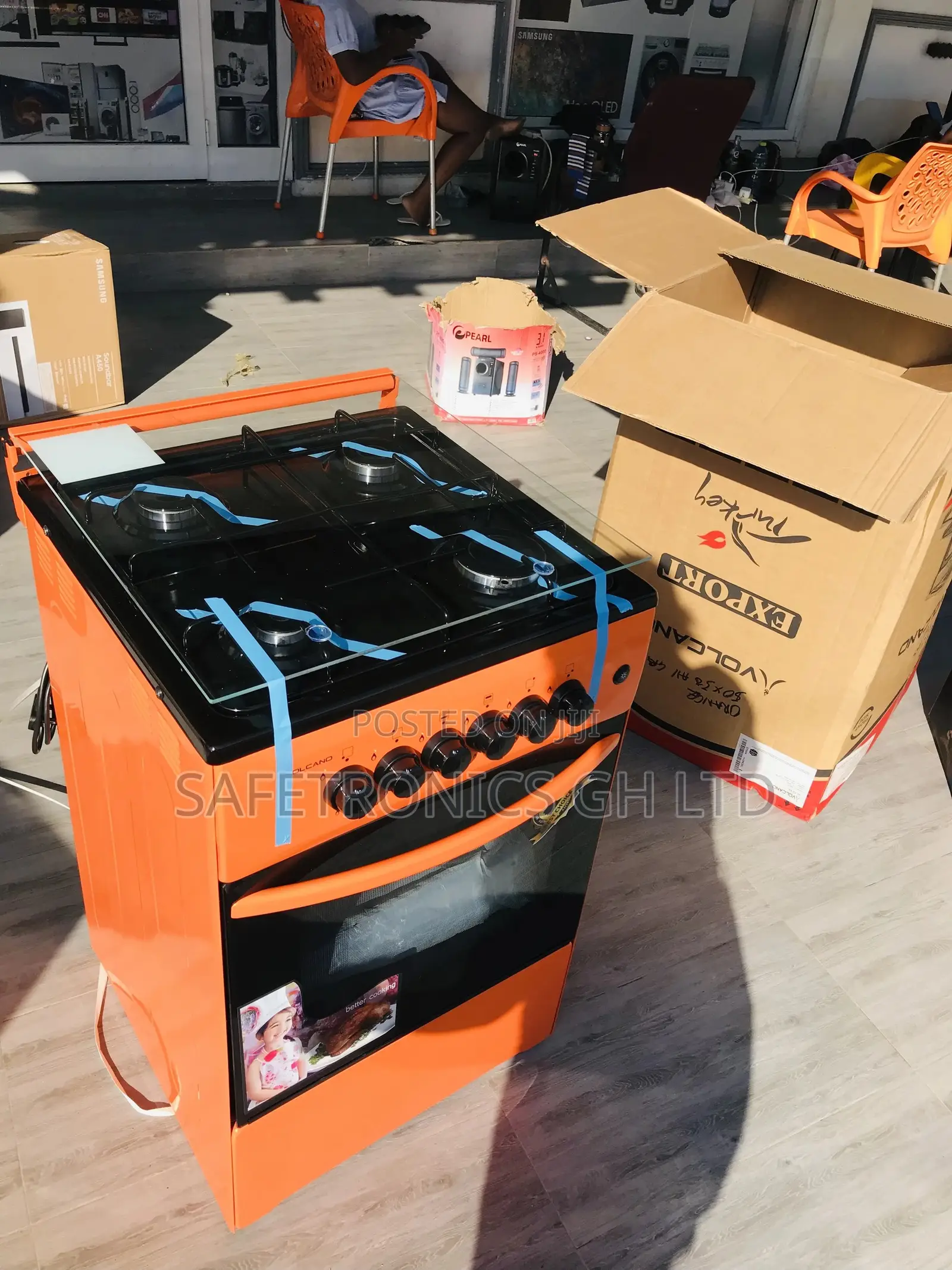 New Volcano 50x50 4 Gas Oven With Grill 