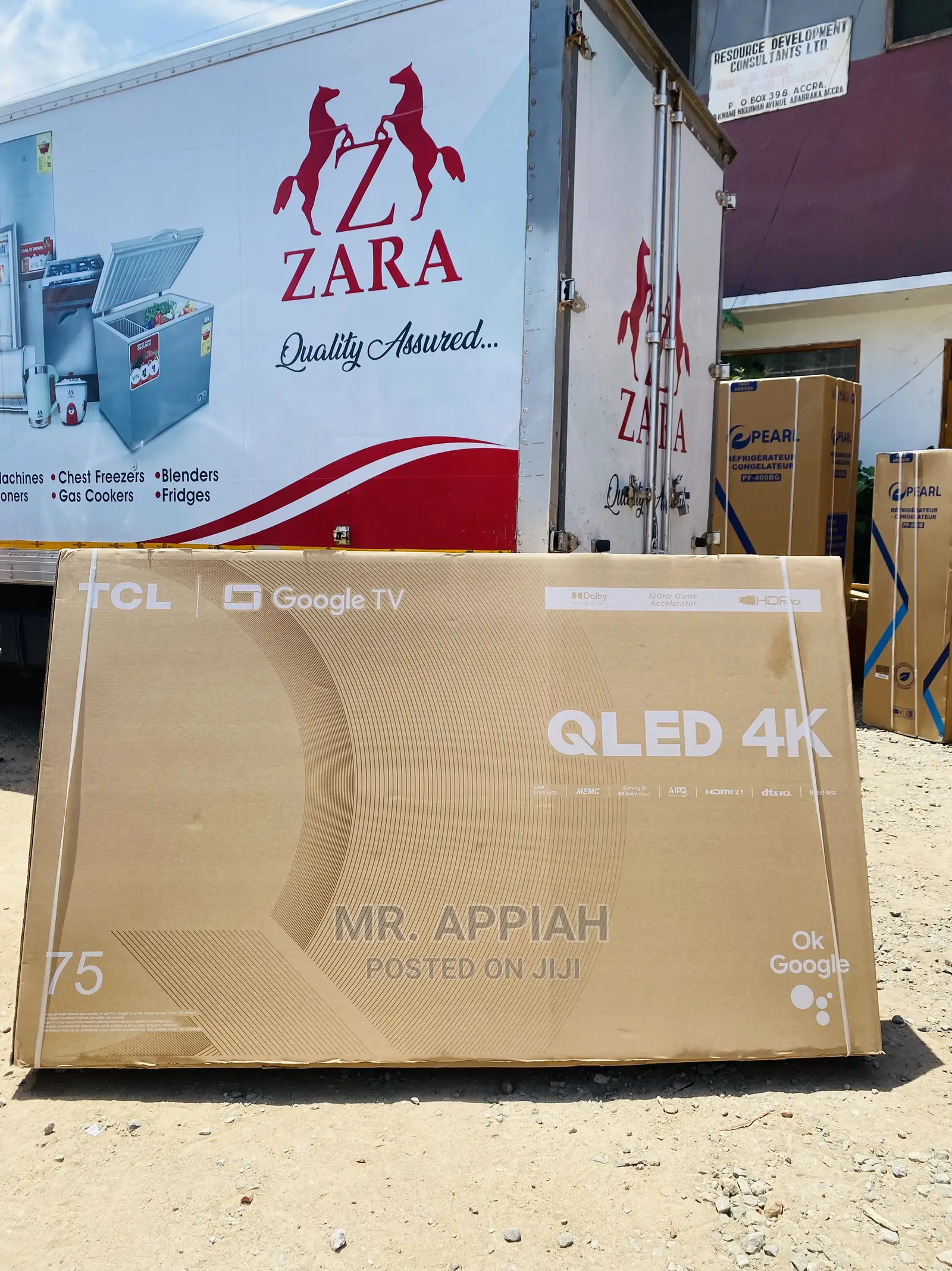 Fresh in Box  TCL 75 Qled Smart QLED Tv(75 Inch).