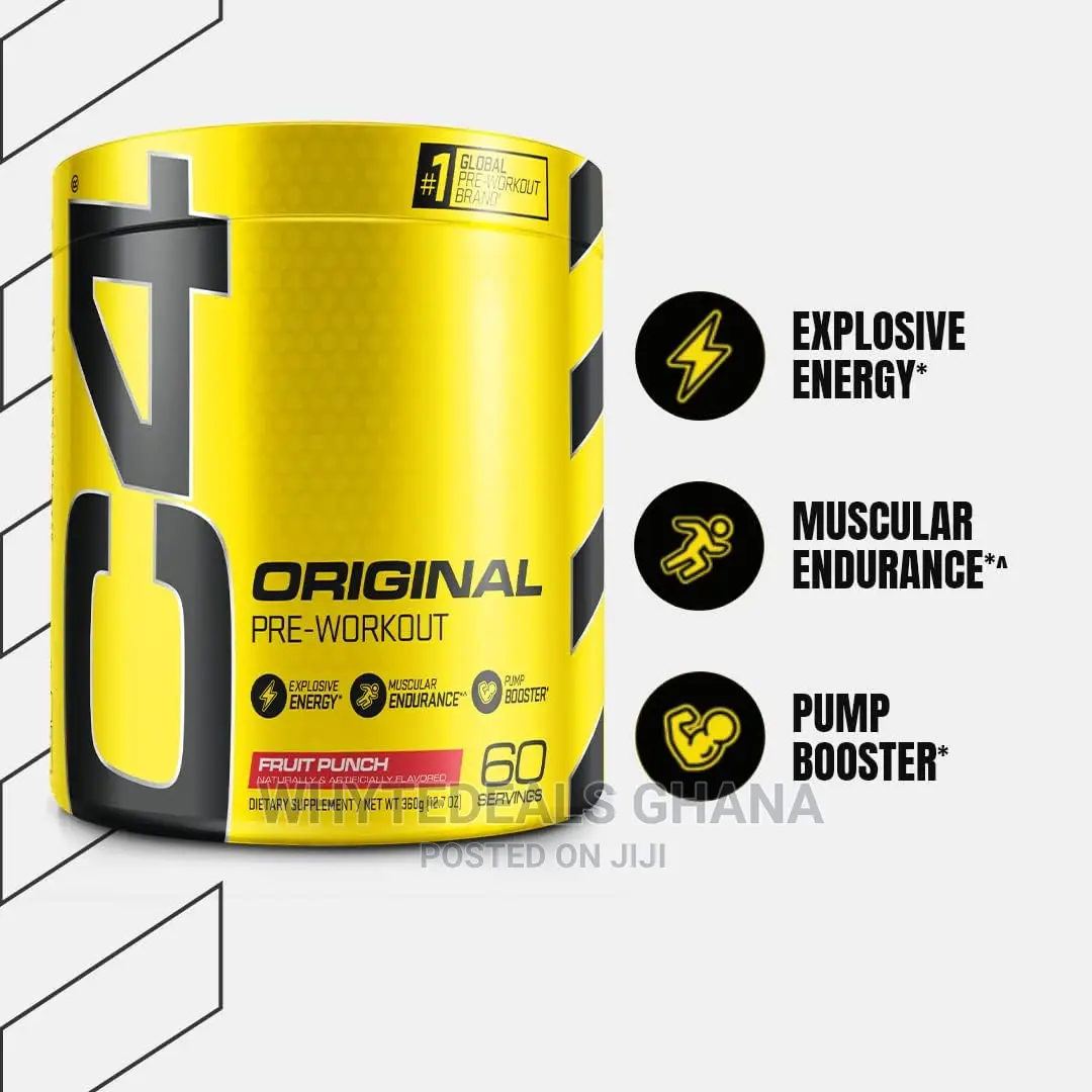 C4 Original Sugar Free Preworkout Energy Men WOMEN 60serving