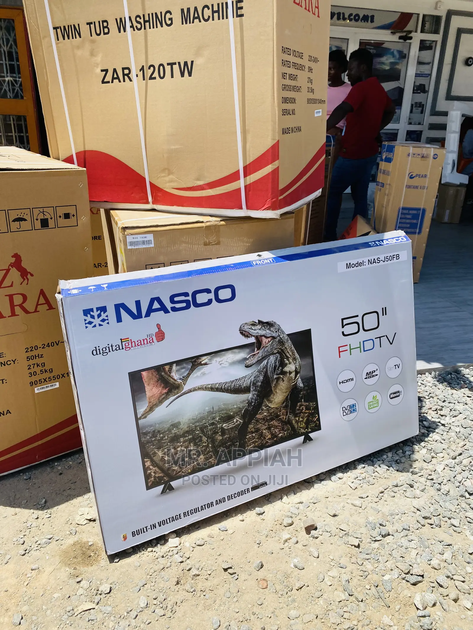 Original Nasco Nas-J50fb 50 Inch Digital Satelite Smart  Tv