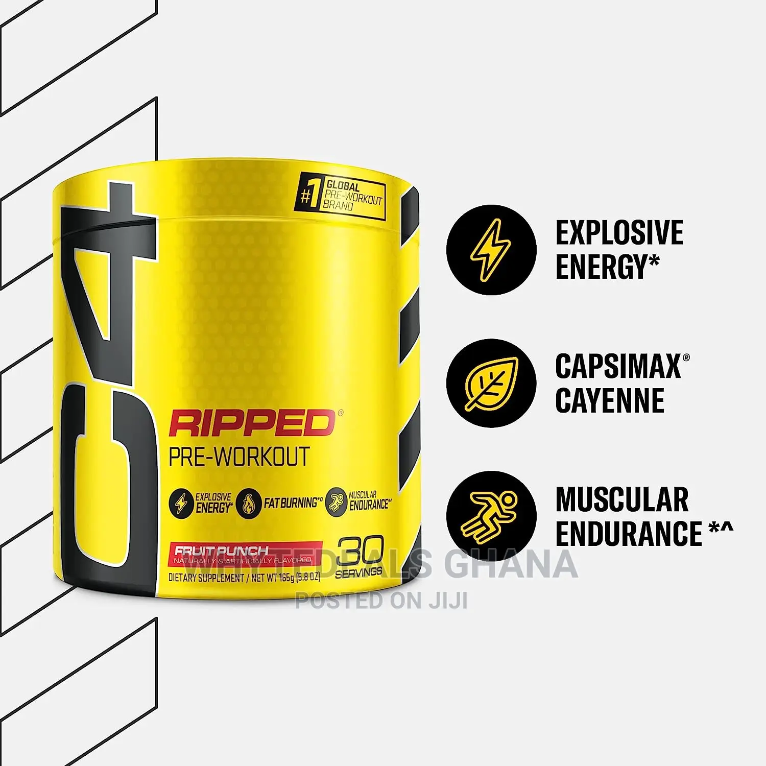 C4 Ripped Pre Workout Fruit Punch FOR ENERGY WEIGHTLOSS