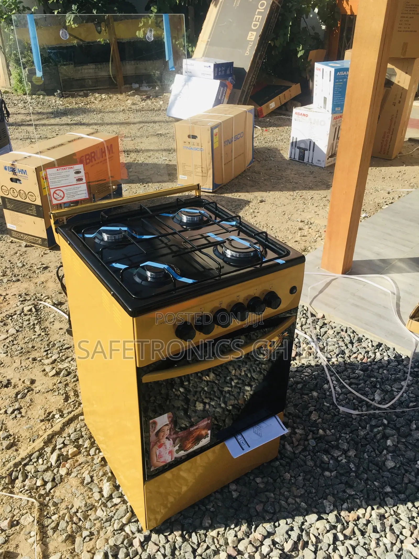 4 Gas Best 50x50 Cooker Volcano Gill and Oven