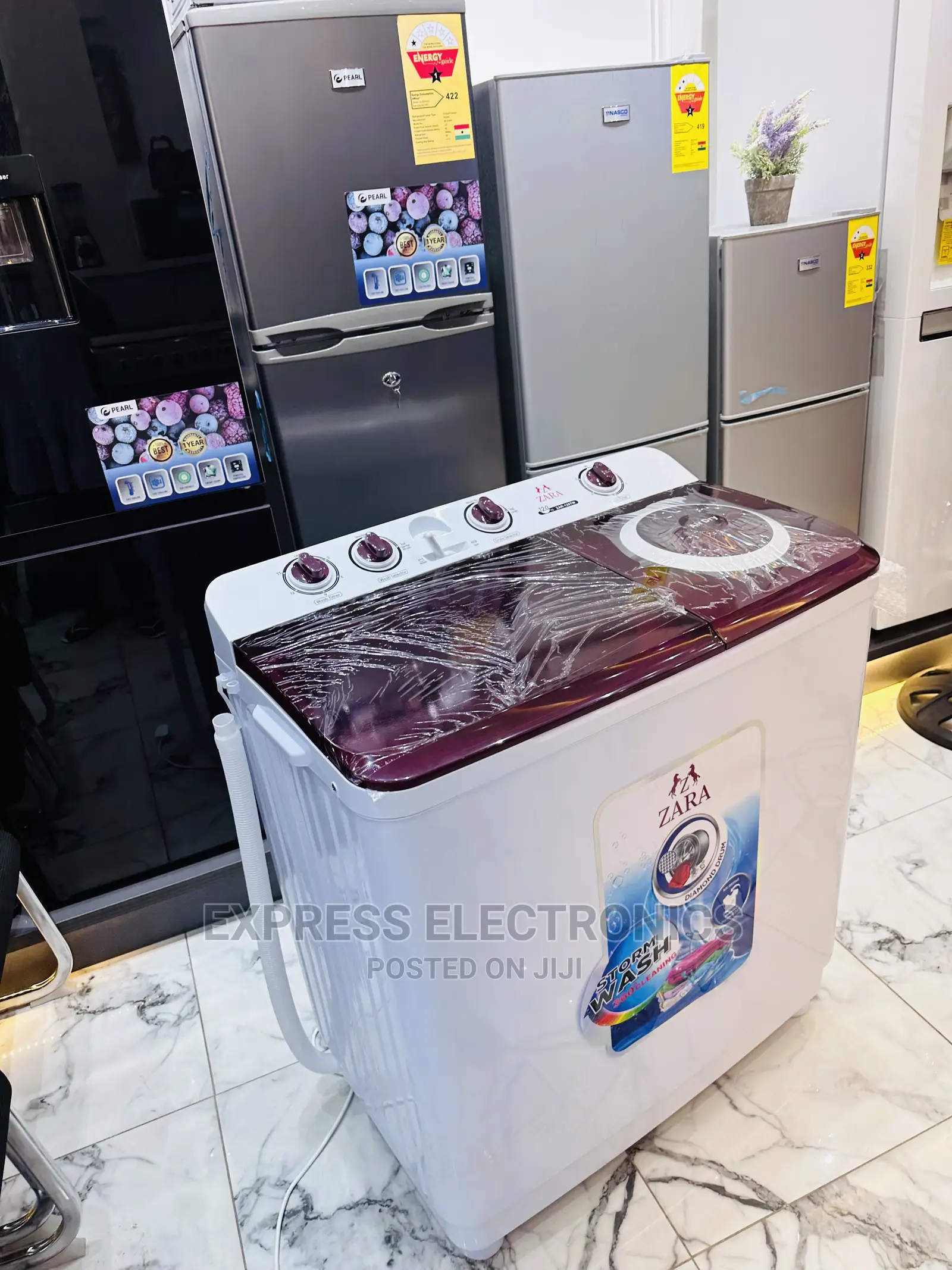 White Twintub Washing Machine Zara 12kg Wash and Spin