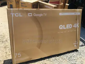 Reliable 75 Inches Glossy TCL QLED Smart Tv