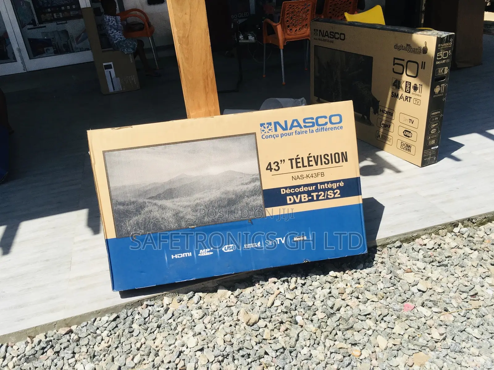 Experience High Picture Display Nasco 43 Digital Tv Glossy