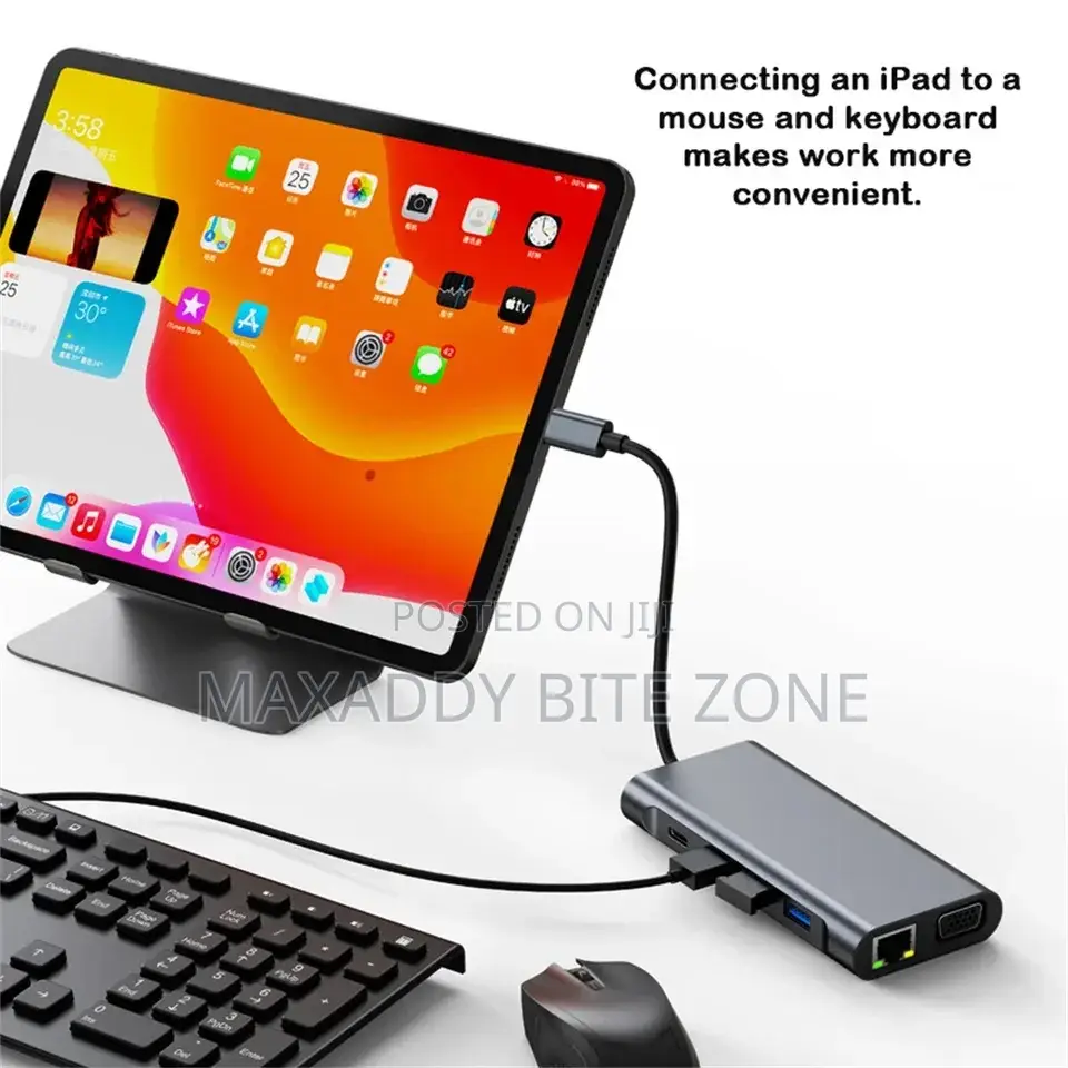 11 in 1 Usb 3.0 Type C Usb-C Data Hub Hdmi Vga Pd Charger