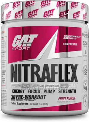 GAT Sport Nitraflex Advanced Pre-Workout Boosts Strength